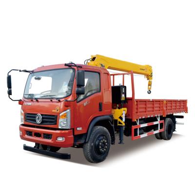 China Dongfeng 8 Ton Lifting Machinery Straight Boom Lorry Crane With Hydraulic Parts for sale