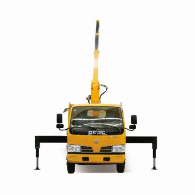 China Excellent Liyuan Hydraulic Mini 3.2 Ton Telescopic Boom Lorry Crane with 4.6m Span for sale