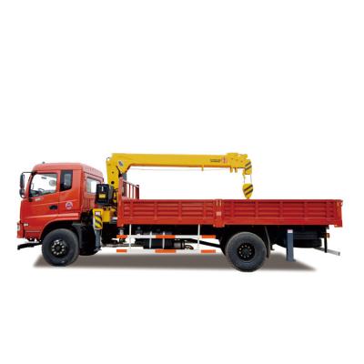 China Stiff Loader Mobile Lorry Crane 8 Ton Straight Arm With Max. Lifting Height Of 15.2m for sale