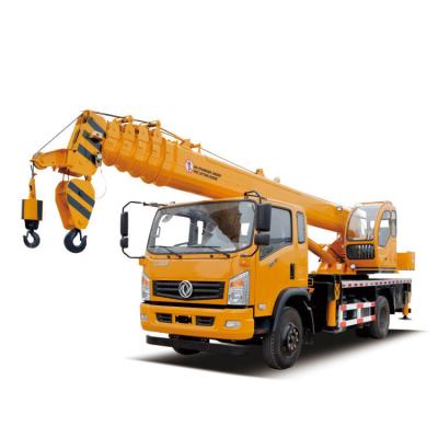 China 420 KN.m Rated Lifting Moment 12 Ton Hydraulic Arm Straight Boom Crane Mobile Truck Crane for sale