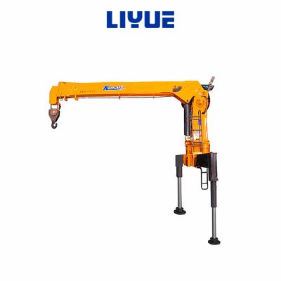 China 14 Tons Hydraulic Knuckle Boom Truck Mounted Crane Manipulator Truck For Handling for sale