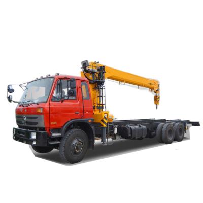 China Equipamento de construção 12 toneladas Quatro-seção em forma de U Boom Truck montado guindaste para venda à venda