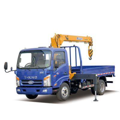 中国 6.3 Ton Truck-mounted Straight Telescopic Arm Stiff Boom Crane For Truck 販売のため