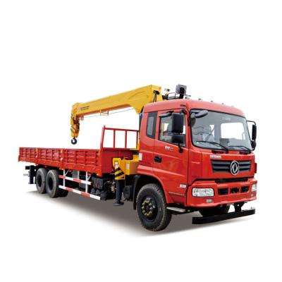 China Hydraulic Pickup 12 Tons Telescopic Boom Block Lifting Crane With Basket for sale