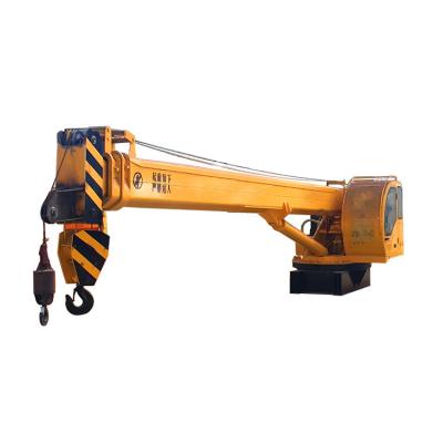 中国 High performance 3-16 Tons Hydraulic Marine Crane with Straight Boom for sale 販売のため