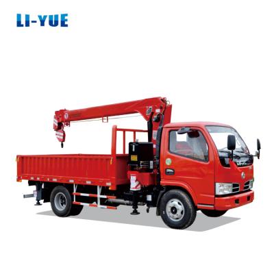 China Mini 4 Ton Mobile Lorry Crane With Stiff Arm High Capacity for sale