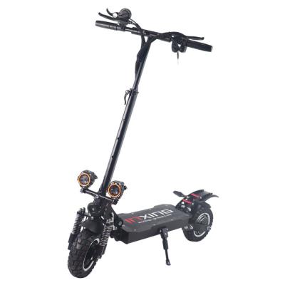 China 48v 15.6ah Large Capacity 1200w Battery Kick Motor Power Adult Scooter 50km/h 10 Inch Unisex Foldable 2 Wheel Long Range Escooter for sale