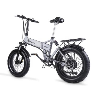 China Aluminum alloy 48v15ah 500w lithium battery snow electric bicycle tire mountain bike wholesale for sale