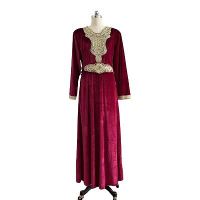 China 100%Polyester muslim dress for sale