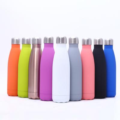 China Wholesale 500ML Sustainable Double Wall Vacuum Insulated Stainless Steel Water Bottle For Hot And Cold Water for sale