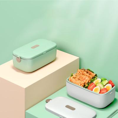 China New Arrival Sustainable Heating Food Warmer Easy To Clean Absorption Heating Household Magnetic Electric Lunch Bento Box for sale