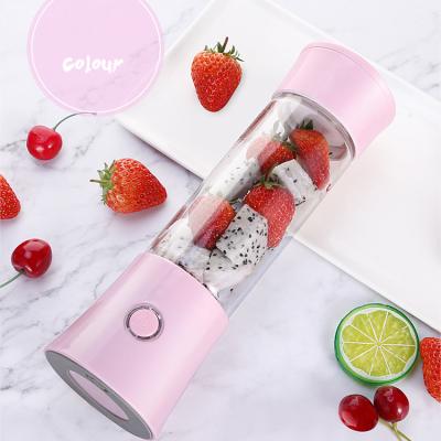 China Convenient Portable Electric Cordless Automatic Universal Blender Cup Blender 480ml Mini Usb Rechargeable Juice Cup for sale