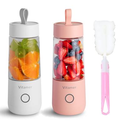 China Convenient Fruit Juicer Free Beauty Smoothie Electric Fruit Blender Cup BPA 350ml Tritan Portable Blender for sale