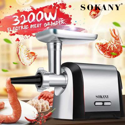 China Easy Operate 6.5L Electric Kitchen Fruit Blender Chopper Meat Grinder Professional Food Processor for sale