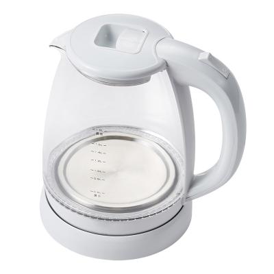 China 360 Degree Low Rotation Protection 1.8l 360 Degree Low Rotation Low Boil-Dry Glass Electric Kettle For Household for sale