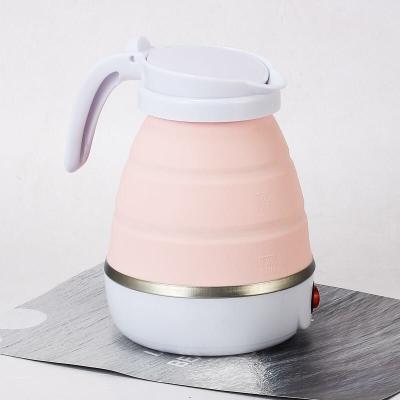 China 600ml Collapsible Collapsible Mini Portable Silicone Water Heater Electric Kettle Collapsible Collapsible Travel 600ml For Sale for sale