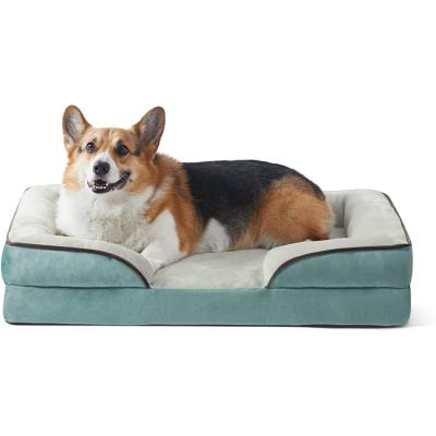 China Double Sided Dual Use All Weather Breathable Pet Beds Dog Sofa Bed Dog Nest Large Rectangle Pet Beds for sale