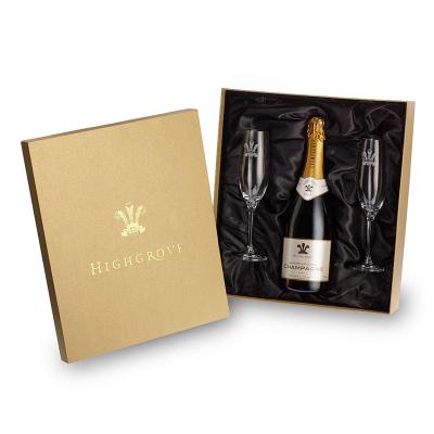 China Wholesale Biodegradable Factory Customization Cardboard Box Wine Bottle Glass Set Top Box And Case Box Wine for sale