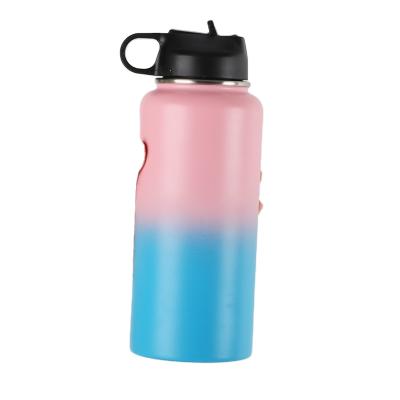 China Hot Sale 32OZ New Double Wall Vacuum Bottle Sport Stainless Steel Viable Insulated Water Bottle for sale