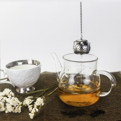 China Sustainable Hot Selling Reusable Portable Tea Infuser Stainless Steel Tea Strainer for sale