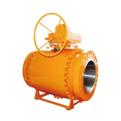 China Forged Carbon Steel Side Entry Forged Steel Trunnion Mounted Ball Oil And Gas Pipeline Valves for sale