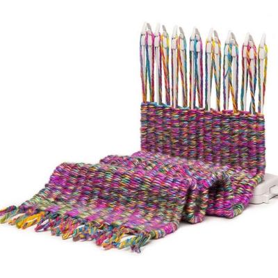 China SHELIKE Convenient Hot Selling Scarf Toys Plastic Knitting Loom Sewing Children Manual Loom Craft With Knitting Woolen Yarn for sale