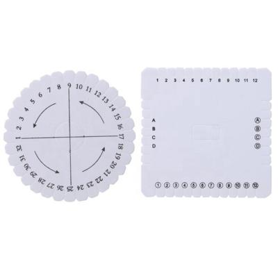 China White SHELIKE Bracelet Weaving Round / Flat Square Shape DIY Rope Weaving Tool For Bracelet for sale