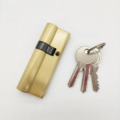 China Customized Double Open Lock Cylinder 85mm Cheap Door Lock Cylinder With Keys for sale