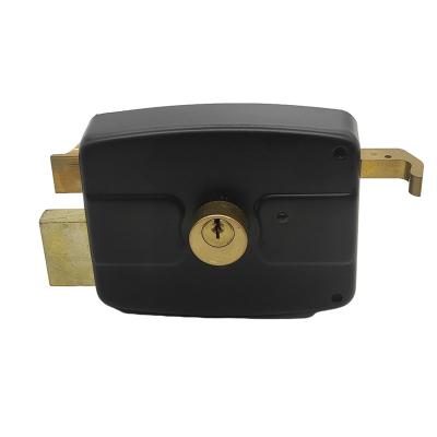 China DOOR Manufacture Supply Iron Cover Door Lock Security Door Rim Lock for sale