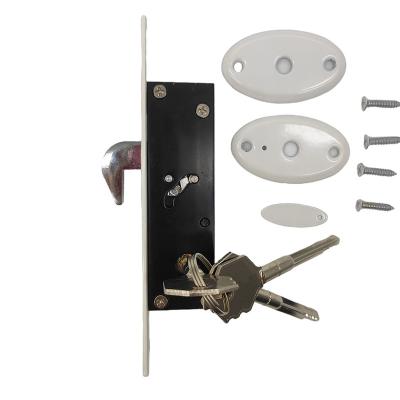 China Locked High Quality Functions Security Cross Keys Sliding Hook Lock for sale