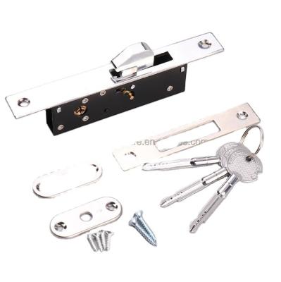 China High Quality Keys Locked Functions Security Cross Sliding Hook Latch Framed Door Lock for sale