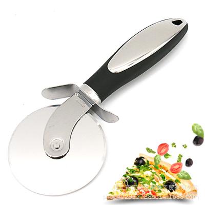 China Multi Function Stainless Steel Plastic Handle Multi Function Tool Tool Kitchen Pizza Cutter Rotating Rotating Wheel for sale