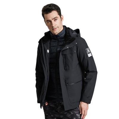 China Men Breathable Winter Jacket Outdoor Anorak 3 In 1 Waterproof Rain Jacket for sale