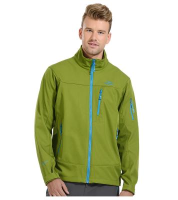 China OEM ODM Spring Autumn MEN Water Resistant Stand Collar Breathable Softshell Jacket for sale