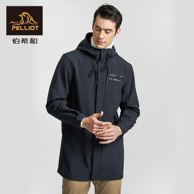 China Popular Design Breathable Softshell Jacket Waterproof Men Branded Long Softshell Jacket Above Waist for sale