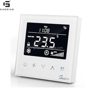 China Air Controller Room FCU WIFI Modern Cooling Heating Damper Thermostat for sale