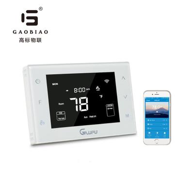 China Modern Touch Screen Single/Multi Stage Heat Pump Programmable Thermostat for sale