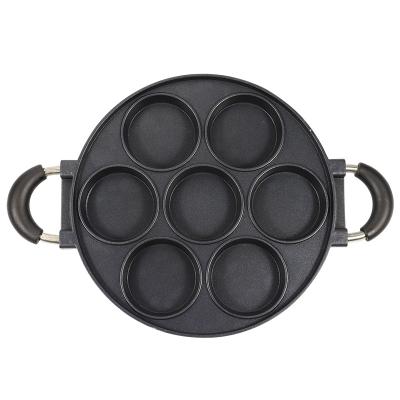 China Factory Direct Sale Sustainable Die Cast Pan Cake Maker Mold Aluminum Cake Tools Nonstick Pancake Pan for sale