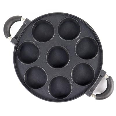 China Good Quality Customized Viable Newest Round Cake Pan Home Aluminum Non-Stick Black Cake Pan for sale