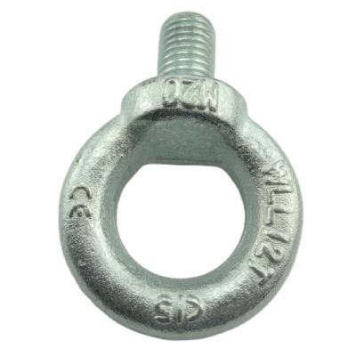 China Construction Machinery Rigging Hardware Factory Din580 Metric Thread Welding Anchors Eye Bolts for sale