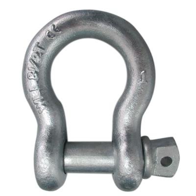 China Forgingstell Hot Selling Large Good Heavy Industry Chain Shackle Conveyor Chain Integral Shackle Hard Chain Shack for sale