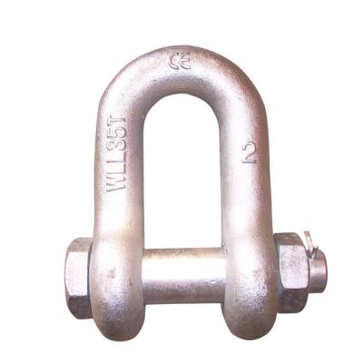 China High Quality Heavy Industry Alloy Shackle Dee Type Bolt Typedee Shackle US Alloy Dee Shackle Type Bolt for sale