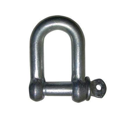 China Latest Heavy Industry Product Stainless Steel D-Ring Shackle Bow Bolt Screw Lock Steel Shackle Shackle Lock for sale