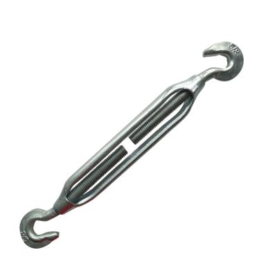 China Galvanized Frame Type Stub End Turnbuckle With Hook And JIS Heavy Industry Hook for sale