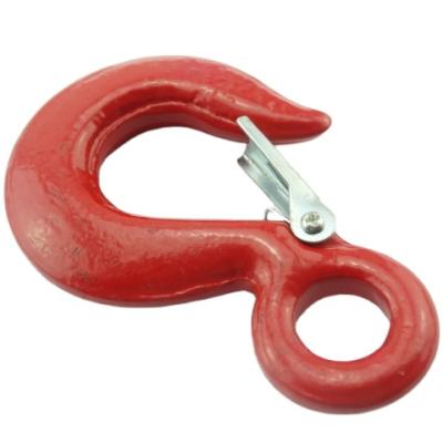 China Heavy Industry Wire Rope Eye Hooks For Paints With Red Plastic Spraying for sale