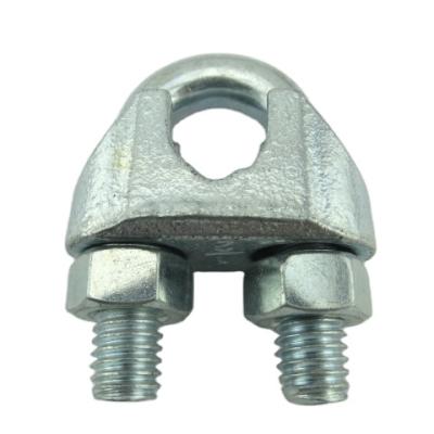 China Widely Use China Rigging Hardware Casting Din741 Steel Wire Rope Clip Malleable U Clamp for sale