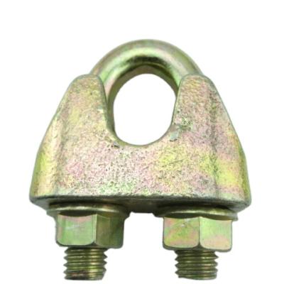 China Widely Use Electro Galvanized DIN1142 Malleable Clamp High Quality Wire Rope Clip for sale