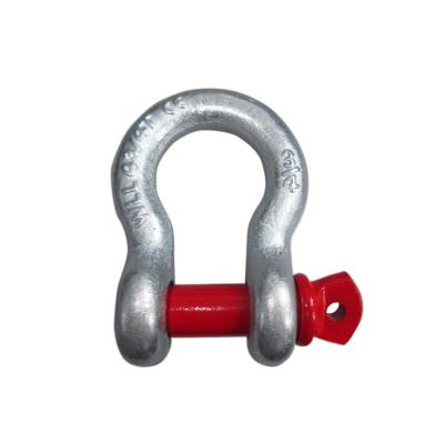 China Heavy industry shackle with screw pin for bowshackle for sale