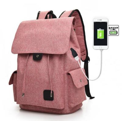 China OEM Anti-theft Multifunctional Youth Factory Factory College Student School Casual Tablet Shoulders Backpack Phone Charger with USB Charger for sale