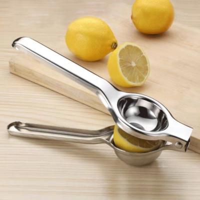 China Viable Stainless Steel Premium Quality Cookware Lemon Squeezer Manual Lime Lemon Squeezer Set for sale